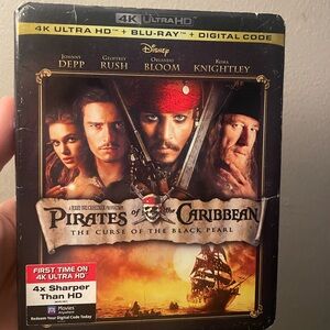 Pirates Of The Caribbean - The Curse Of The Black Pearl (4K/Blu-ray+Digital)
